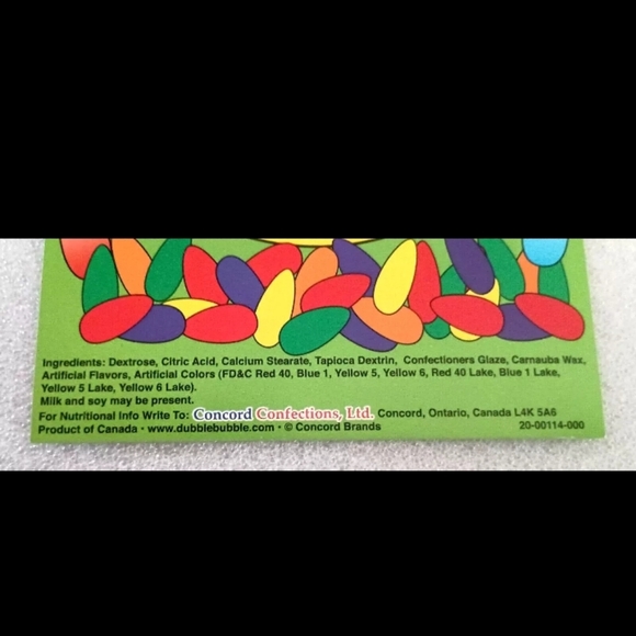 2 Dubble Bubble Cry Baby X Sour Candy Machine Vending Display Card 2000s NOS NEW - Picture 5 of 6